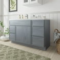 thumbnail image 3 of 51" Freestanding Bathroom Vanity Cabinet without Top in Smoky Gray, 3 of 6