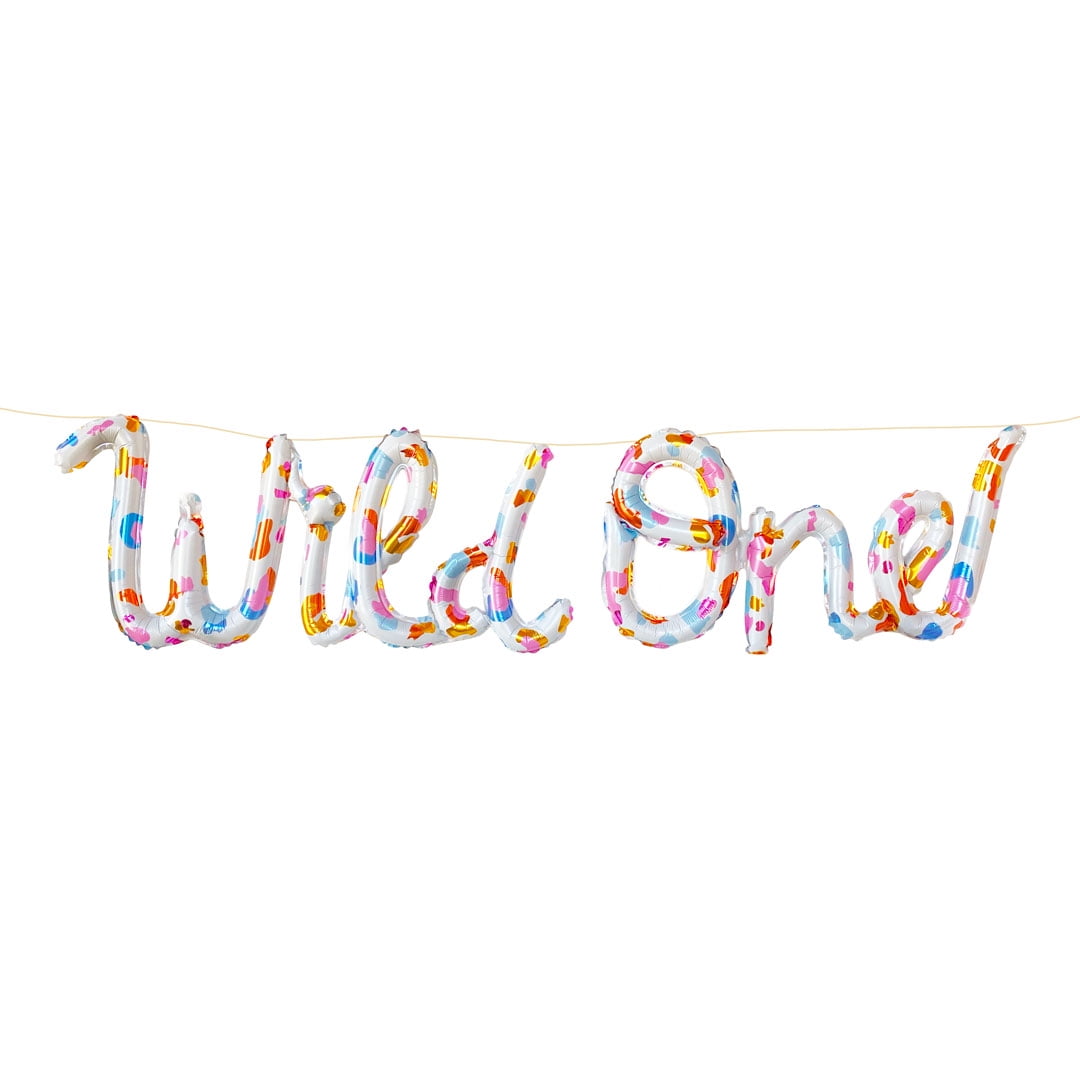 Packed Party 'Wild One' Printed Mylar Balloon Banner