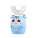 thumbnail image 3 of Cepillo de dientes eléctrico sónico de 360 grados para niños, tipo U, carga USB automática inteligente, luz azul para blanqueamiento dental, 3 of 5