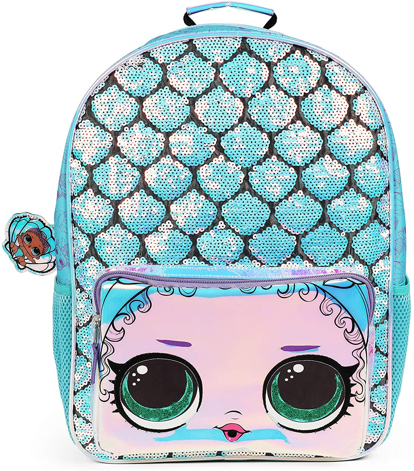 LOL Surprise! Flip Sequin Mermaid Backpack for Girls- 16 inch – Girls  School Bag - Walmart.com