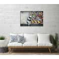 thumbnail image 5 of Banksy Graffiti Classic Street Art Painting Poster Print The Boy Behind the Curtain Wall Art Picture Decoration, 5 of 7