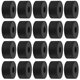 thumbnail image 5 of 20 almohadillas portátiles para macetas, redondas, de goma, absorbentes, a prueba de golpes, multiusos, para macetas modernas de cerámica (negras)., 5 of 5