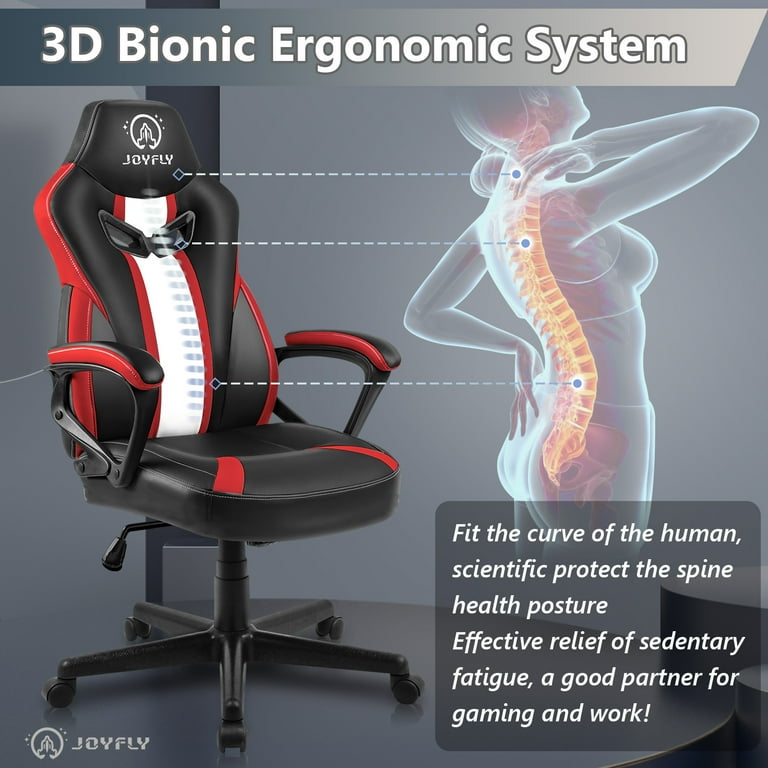 JoyFly Gaming Chair, Ergonomic PC Game Chair for Adults, Teens JoyFly Gaming Chair, Ergonomic PC Game Chair for Adults, Teens