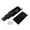 Black, variant on Fancyes Cabinet Drawer Slides Rails Tracks Accessories Steel,Easy Installation,Mute,Guide Glides,Drawer Runners for Furniture Bedroom Length 4 inch