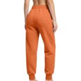 thumbnail image 5 of Resicozy Baggy Sweatpants Women 2026 Hight Waisted Drawstring Fall Pants Ladies Lounge Joggers Pockets Saffron S, 5 of 7