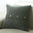 thumbnail image 3 of TechWave Knitting Button Fashion Throw Pillow Sofa Cushion Cover Home 1pc Colorful Throw Pillows And Pillows for Couch Cushion Covers for Living Room Neutral Throw Pillows Decorative Cushions for Sofa, 3 of 3