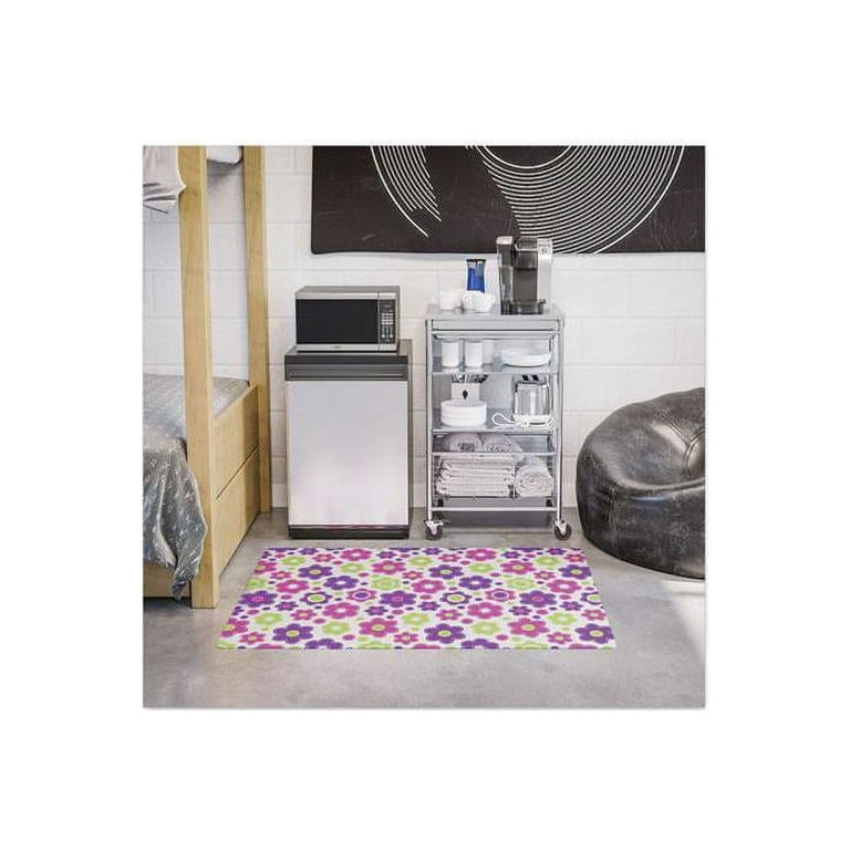 FashionMat Chair Mat, Rectangular, 35 x 40, Daisies FashionMat Chair Mat, Rectangular, 35 x 40, Daisies
