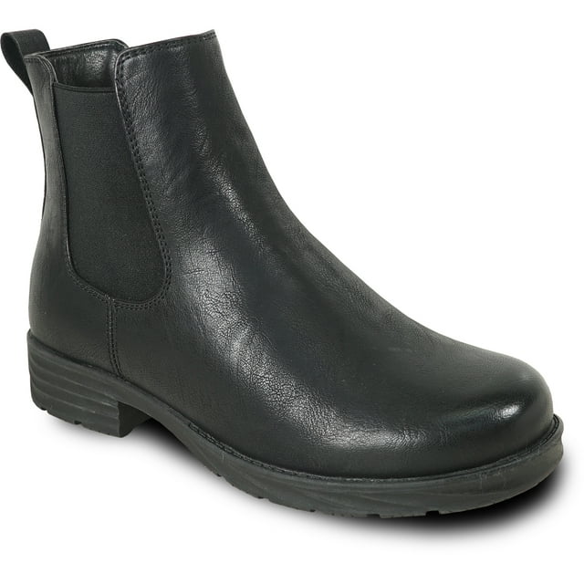 kozi Canada Bottillon Chelsea Décontracté d'Hiver Imperméable pour Femme LINDSAY à Fourrure avec Double Gousset Noir