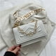 thumbnail image 1 of Bolso de mano con cadena de diamantes, versión coreana de moda, pequeño bolso cuadrado, bolso de hombro popular entre las celebridades de Internet, bolso de mensajero femenino, bolso femenino., 1 of 5