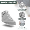 thumbnail image 3 of Trianu 1 Pcs Cast Sock Cover for Foot, Adjustable Cast Cover for Foot, Leg Cast Cover, Foot Cast Cover for Men and Women, Grey, 3 of 6