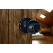 Constructor Studio CHRONOS Privacy Door Knob Handle Lock Set for Bedroom and Bathroom Oil Rubbed Bronze Finish