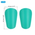 thumbnail image 2 of Uxcell 3.23 x 2.17 Inches 2 Pcs Mini Soccer Shin Guards Pads Calf Protective Green, 2 of 6
