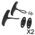 thumbnail image 1 of Reemplazo de Manija de Palanca de Canoa y Kayak DYNWAVEMX Paquete de 2 Negro, 1 of 8