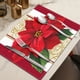 thumbnail image 5 of Manteles individuales Mantel individual navideño Mantel de mesa Navidad Decoración para el hogar Sala de estar Mantel individual Un mantel individual, 5 of 8