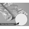 thumbnail image 6 of S4Sassy Peel & Stick Vinyl Wallpaper, Botanical Jungle Wallpaper Contact Paper Waterproof - Gray, 25"X 240", Removable Wall Covering For Home Decor In Bedrooms, Renter Spaces, Cabinets, 6 of 9