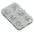 thumbnail image 3 of DIY Flat Back Rhinestones, 6 Grid Rectangular Nail Art Rhinestones Square Stylish  For Tote bag, 3 of 8