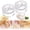 2PCS, variant on Garlic Twister 4th Gen – Garlic Mincer & Garlic Press in One - for Ginger, Herbs, Nuts & more, BPA-Free, Dishwasher Safe, 3–5 Clove Capacity - Clear (1Pack)