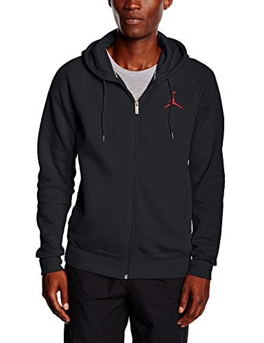 jordan black zip up hoodie