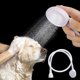 thumbnail image 3 of Cabezal de ducha de plástico, cabezal de ducha para mascotas, pulverizador de champú portátil, herramienta de pulverización de ducha, 3 of 7