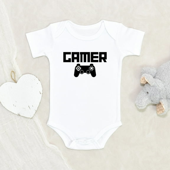 Newbabywishes - Cute Gamer Gaming Controller Baby Clothes for Boys and Girls - Newborn Baby Clothes