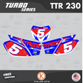 thumbnail image 3 of Kalair GFX Graphics Kit for Yamaha TT-R230 (2005-2023) Turbo Series, 3 of 5