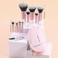 thumbnail image 2 of 10-Piece Mini Makeup Brush Set With Synthetic Fiber For Professional Daily Application And Travel, 2 of 8