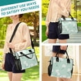 thumbnail image 5 of Iauyy Insulated Thermal Lunch Tote Bag for Women - S/M Sizes Portable Picnic Work Bag ,Subtle and Gentle Gradient Effect, 5 of 6