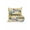 Beige, variant on 1 Pack Outdoor Pillows Waterproof, Flowers Coastal Indoor/Outdoor Throw Pillows with Inserts, Spring Floral Nautical Yellow Striped Farmhouse Decorative Pillow for Patio Furniture Chairs Couch