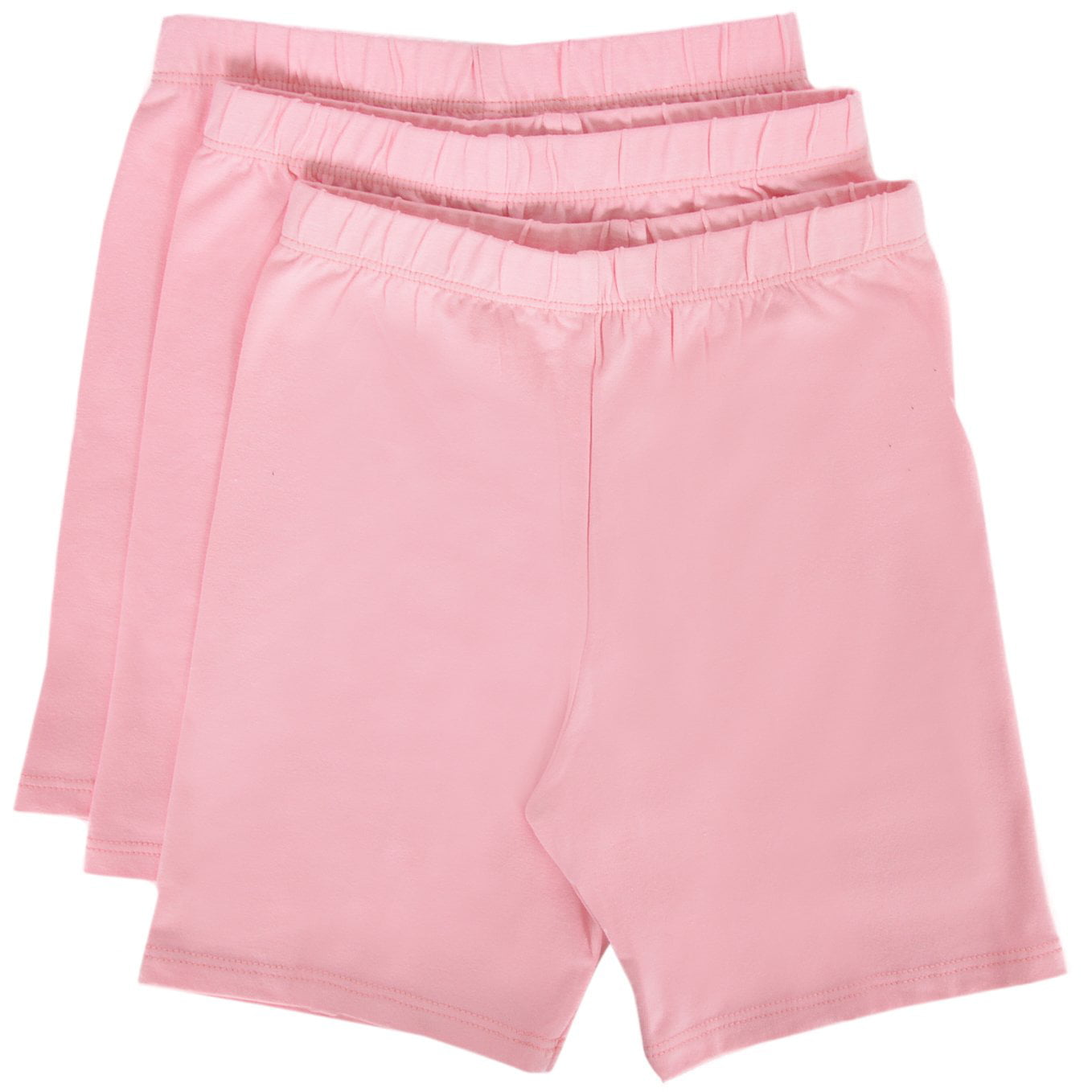 pink cotton biker shorts