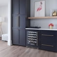 thumbnail image 4 of Landmark L3124ui1wglh 24" Wide 45 Bottle Capacity Single Zone Wine Cooler - Stainless, 4 of 7