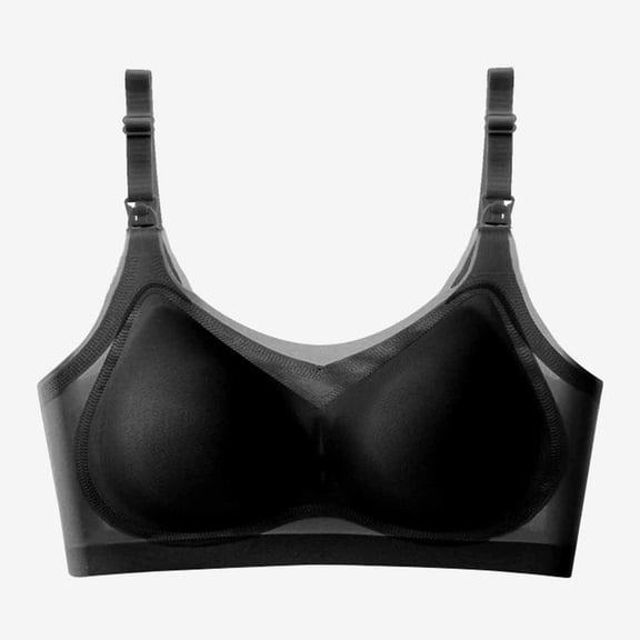 Lilgiuy Nursing Bras for Breastfeeding, Wireless Seamless Comfort Maternity Bra, Pregnancy Sleep Bralette