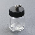 thumbnail image 2 of FRCOLOR Paint Spraying 22cc Glass Bottles with Cover Adaptor for Airbrush Transparent glass and, 2 of 10