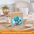 thumbnail image 5 of Cartoon Dinosaur Surf Napkin Holder for Table Clear Napkin Stand Paper Holder Acrylic Organizer Dispenser Napkins for Dinner Kitchen Restaurant Room, 5 of 8