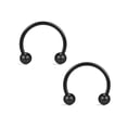thumbnail image 2 of Ayyufe 10Pcs Women Horseshoe Hoop Body Piercing Ring Surgical Steel Nose Tragus Lip Piercing Ring Fashion Jewelry Accessory, 2 of 6