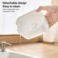 thumbnail image 2 of Naiovety Soporte de esponja 300ml Dispensador de prensa manual Caja de de doble capa Recargable Reutilizable Organizador lavable Negro Suministros de limpieza para el hogar Negro Naiovety HA064323-01, 2 of 6