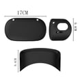 thumbnail image 3 of Silicone Protective Cover Shell Case For Oculus Quest 2 VR Headset Head Cover Anti-Scratches For Oculus Quest 2 VR Accessories, 3 of 9