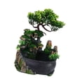 thumbnail image 1 of Fuente De Cascada, Fuente De Mesa, Función De Cascada, Decoración De Escritorio Con Paisaje De Simulación, árboles, Rocallas Y Flujo De Agua, Cultivo De Plantas Suculentas, 1 of 7