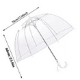 thumbnail image 3 of ONFD Children's Rain Transparent Long Handle Umbrella For Outdoor Use Lightweight And Durable With 8 Bone Design For Maximum Coverage, 3 of 5
