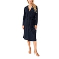 thumbnail image 1 of xiaxaixu Couple Matching Kimono Bathrobe Solid Color Long Sleeve Spa Night Hooded Robe for Soft Pajama Outfit, 1 of 9