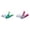Hot Pink 1PCS & Green 1PCS, variant on Vintage Lace Shoulder Bag Summer Straw Handbags for Women 2026 Crochet Kiss Lock Cute Large Tote Purses