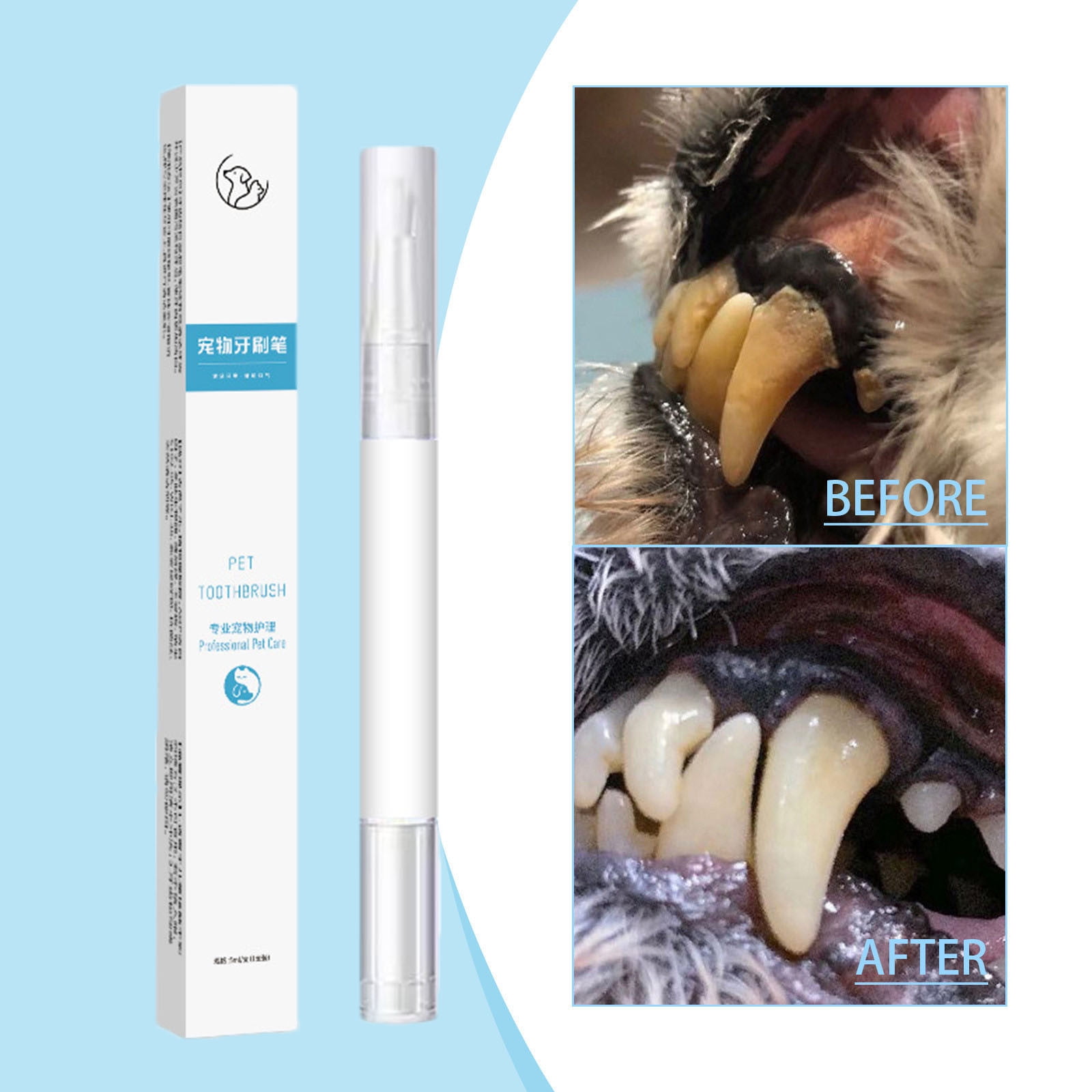 Stylo De Nettoyage Dentaire Pour Animaux De Compagnie, Pour Chiens Et Chats - Dtopbuyage