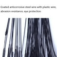 thumbnail image 4 of stanreset 10pcs Fishing Line Wire Leader With Swivel Fishing Accessory Leadcore Leash Sea Fishing Rod Line 20cm 25cm 30cm black 25cm 1pcs 1Set, 4 of 6