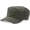 Army Green, variant on Cadet Army Cap Military Style Adjustable Flat Top Cap Unisex Basic Baseball Hat for Men Women
