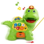 VTech Chomp & Count Dino مع الملحقات وألعاب الأطفال والأطفال الصغار