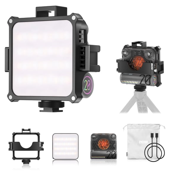 Lámpara de vídeo ZHIYUN FIVERAY M20 Bicolor 20W con 9 efectos de luz