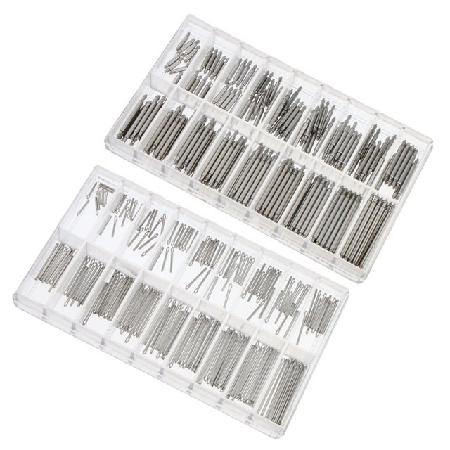 Pin de Enlace de Barra de de material acero Inoxidable 360 Uds para Reparación de Correas de Reloj 8-26mm