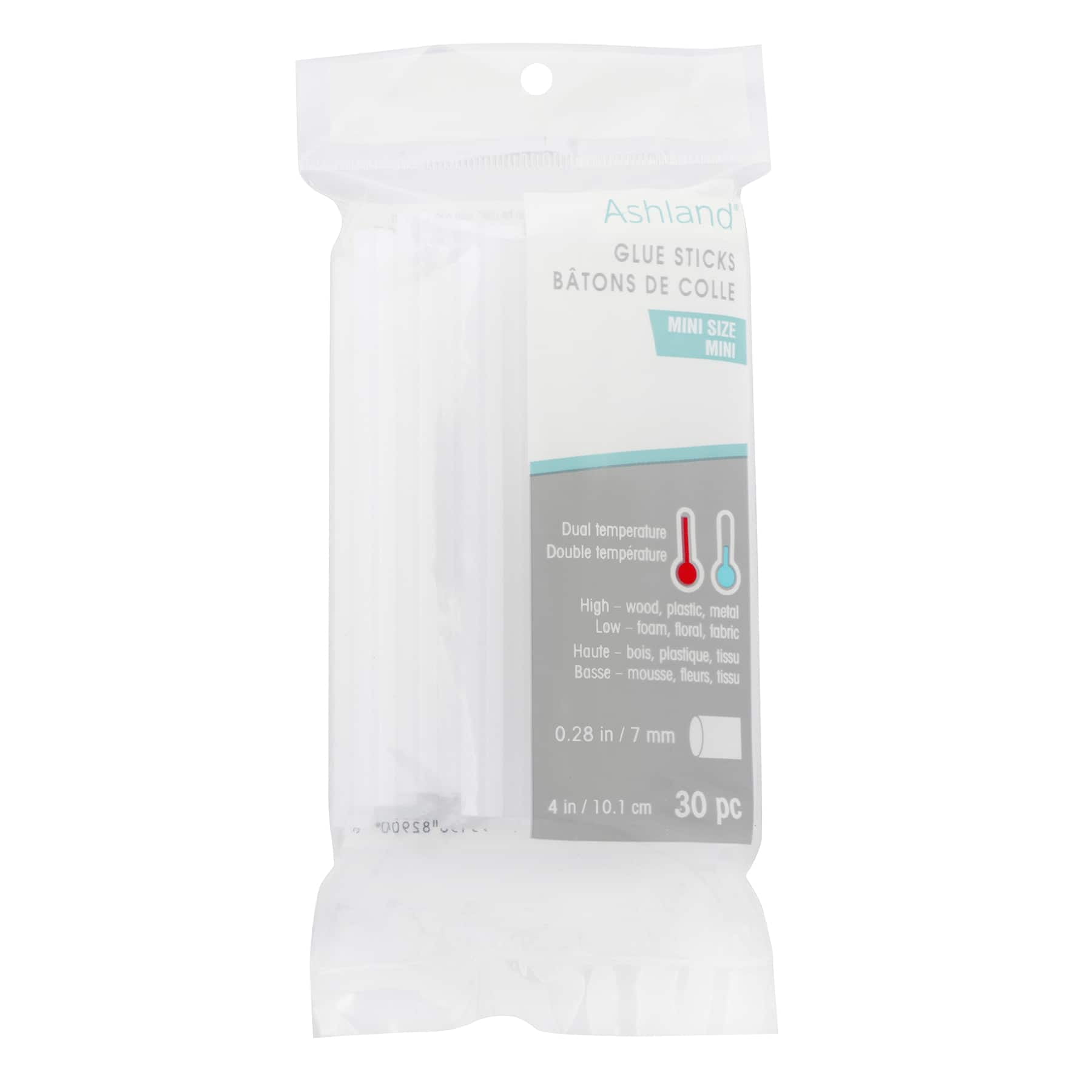 12 Packs: 30 ct. (360 total) Mini Dual Temperature Glue Sticks by Ashland