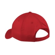 Port & Company Six Panel Twill Cap-One Size (Red)