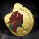 thumbnail image 4 of Colección de monedas moneda conmemorativa campana de color navideña americana regalo de Papá Noel en relieve de por vida monumento chapado en oro, 4 of 5