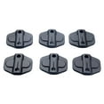 thumbnail image 2 of NIBOLOG 6Pcs Lock Cover Rustproof Easy Installation ABS - Car Door Lock Protector for Jeep Wrangler JL JLU 2018-2019, 2 of 7